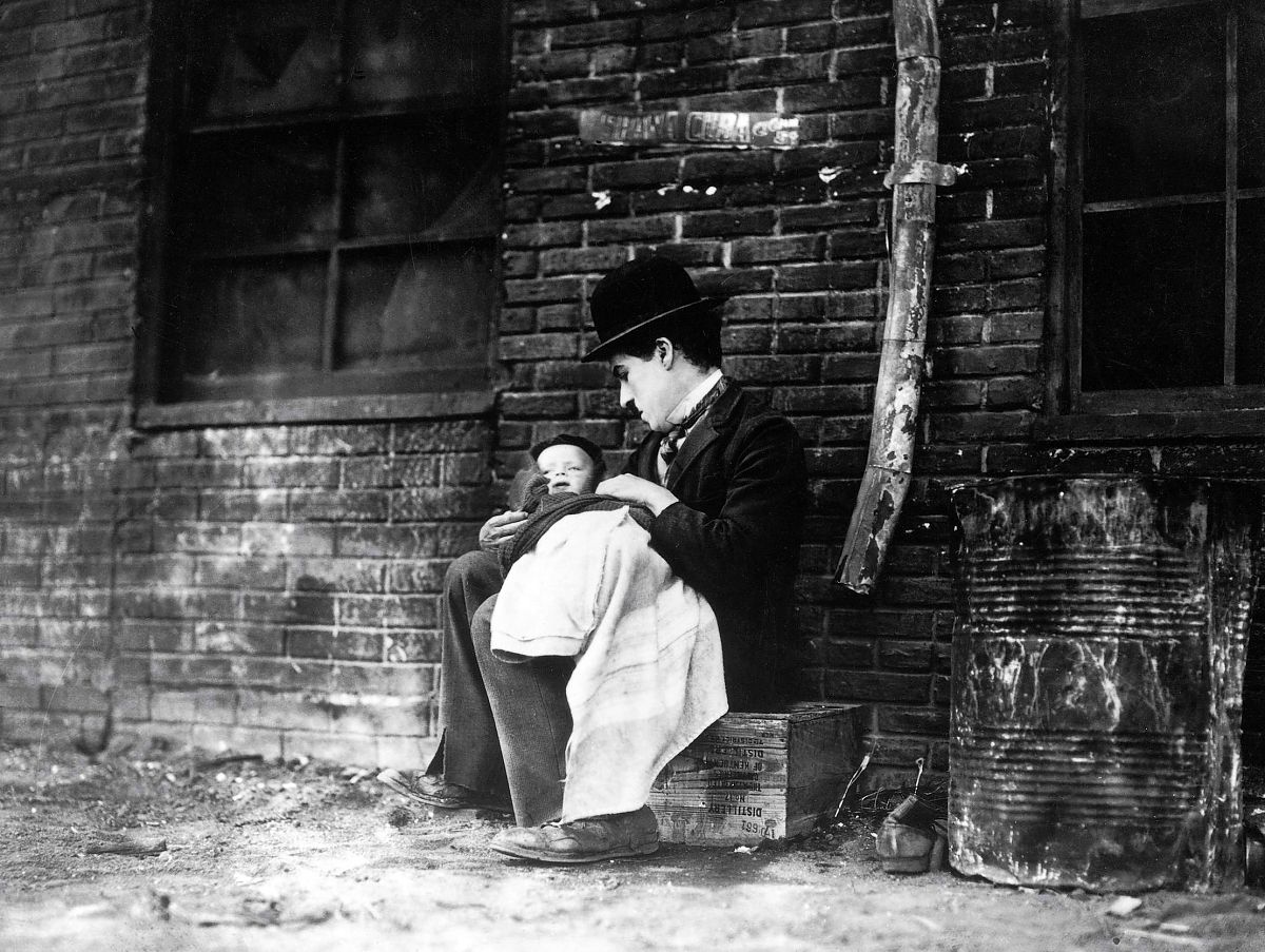 Charlie Chaplin - Der Vagabund und das Kind - Film-Still