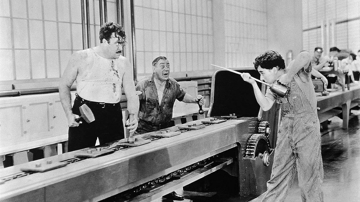 Charlie Chaplin - Moderne Zeiten - Film-Still