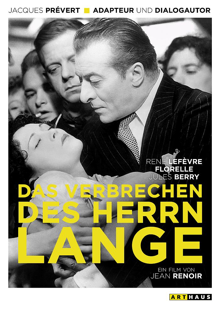 Cover zu Das Verbrechen des Herrn Lange